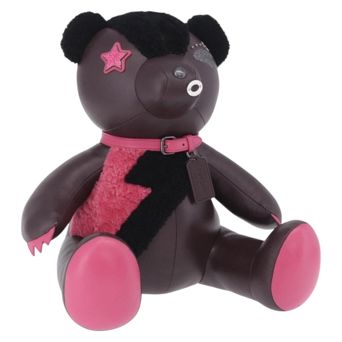 Coach Stuffed Leather Bordeaux
