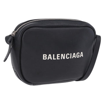 Balenciaga Everyday Camera Bag XS Leather Black Silver
