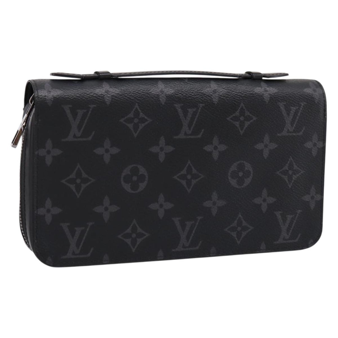LOUIS VUITTON Monogram Eclipse Zippy XL Travel Case M61698 LV Auth 198756V