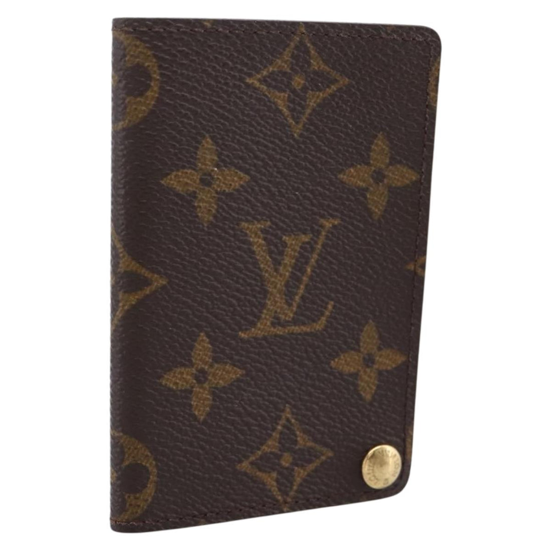 LOUIS VUITTON Monogram Porto Cartes Crdit Pression Card Case M60937 Auth BA15240