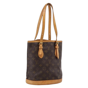 Louis Vuitton Monogram Bucket PM Shoulder Bag (Grade D)
