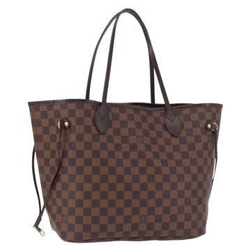 LOUIS VUITTON Damier Ebene Neverfull MM Tote Bag N51105 LV Auth 195924V
