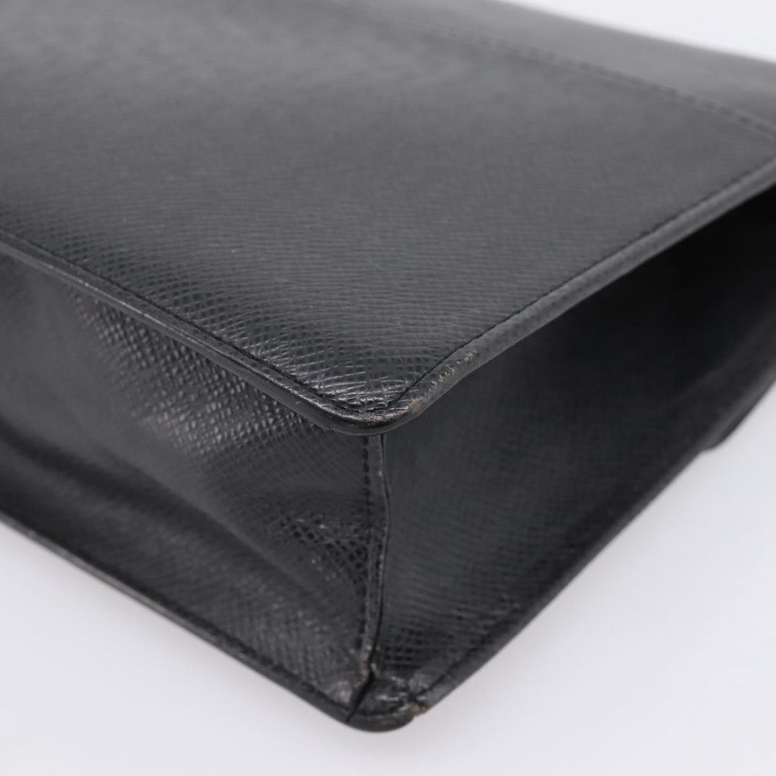 LOUIS VUITTON Taiga Selenga Clutch Bag Ardoise M30782 LV Auth 198728