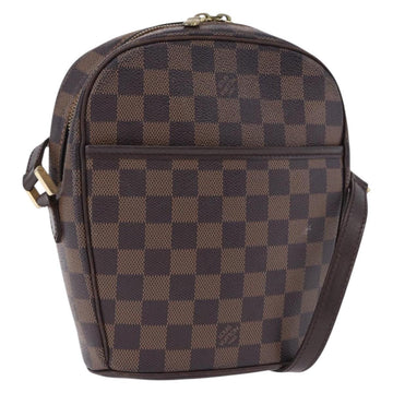 LOUIS VUITTON Damier Ebene Ipanema PM Shoulder Bag N51294 LV Auth ka5748