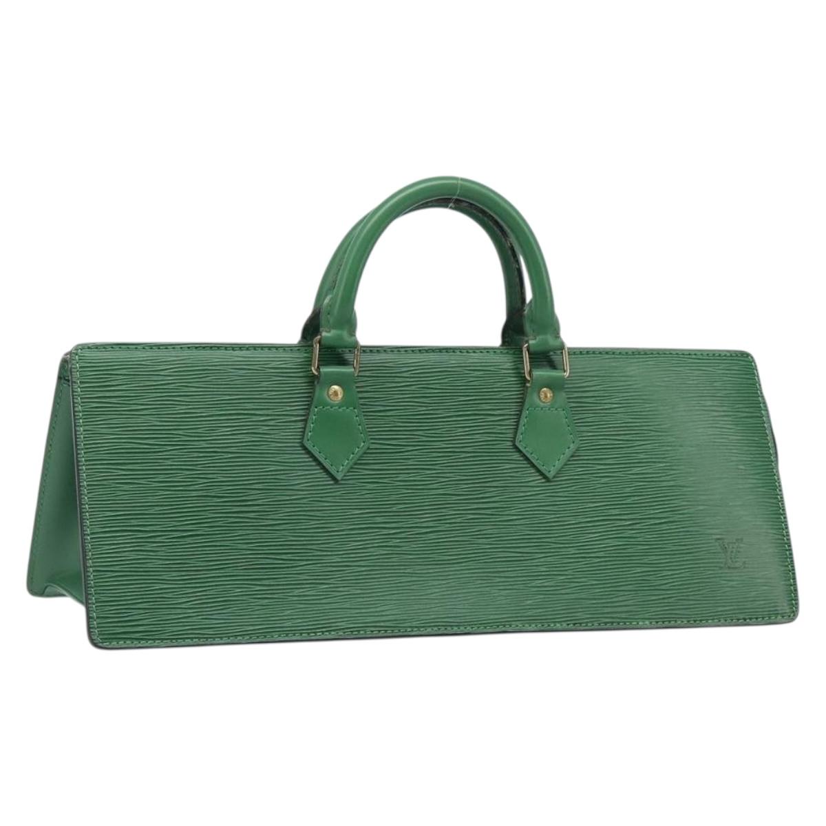 Louis Vuitton Epi Sac Triangle Handbag Green