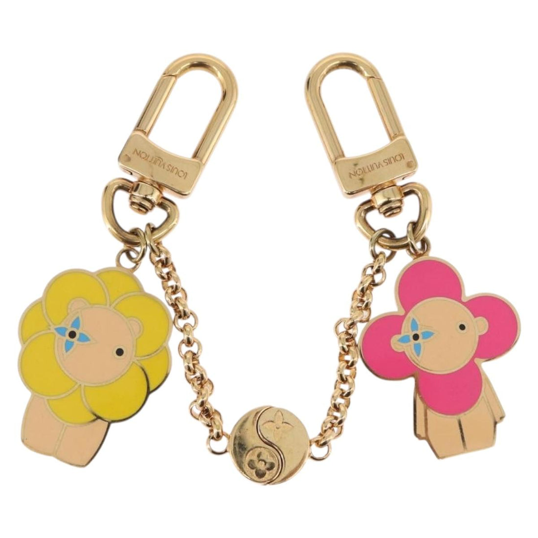 LOUIS VUITTON Chain Vivienne Petula Christmas Charm metal M00875 Auth 197221M