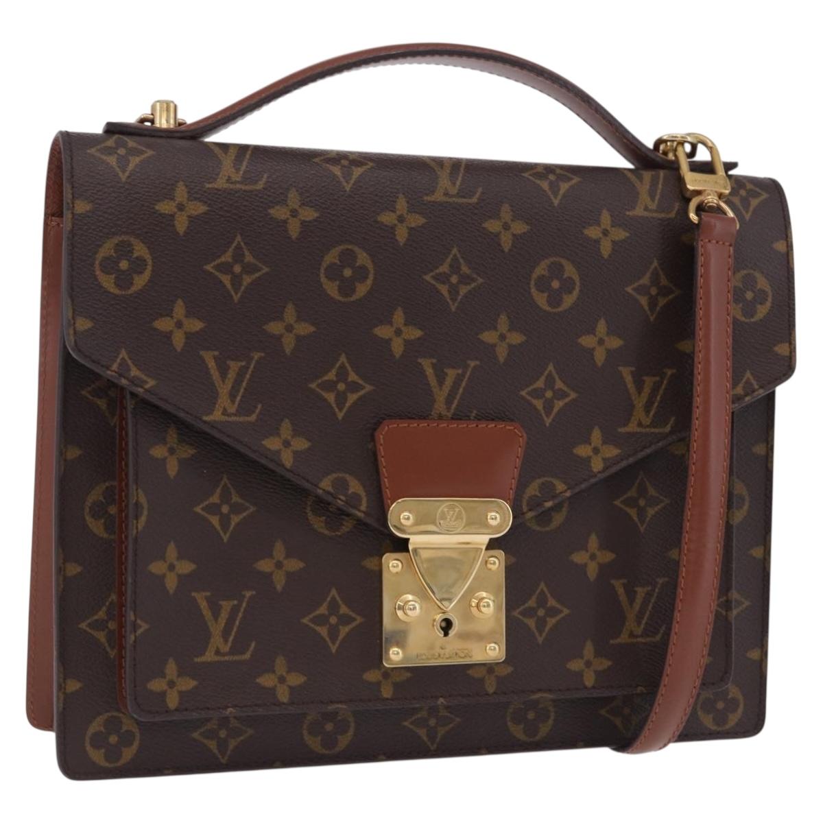 Louis Vuitton Monogram Monceau 28 Handbag (Grade B)
