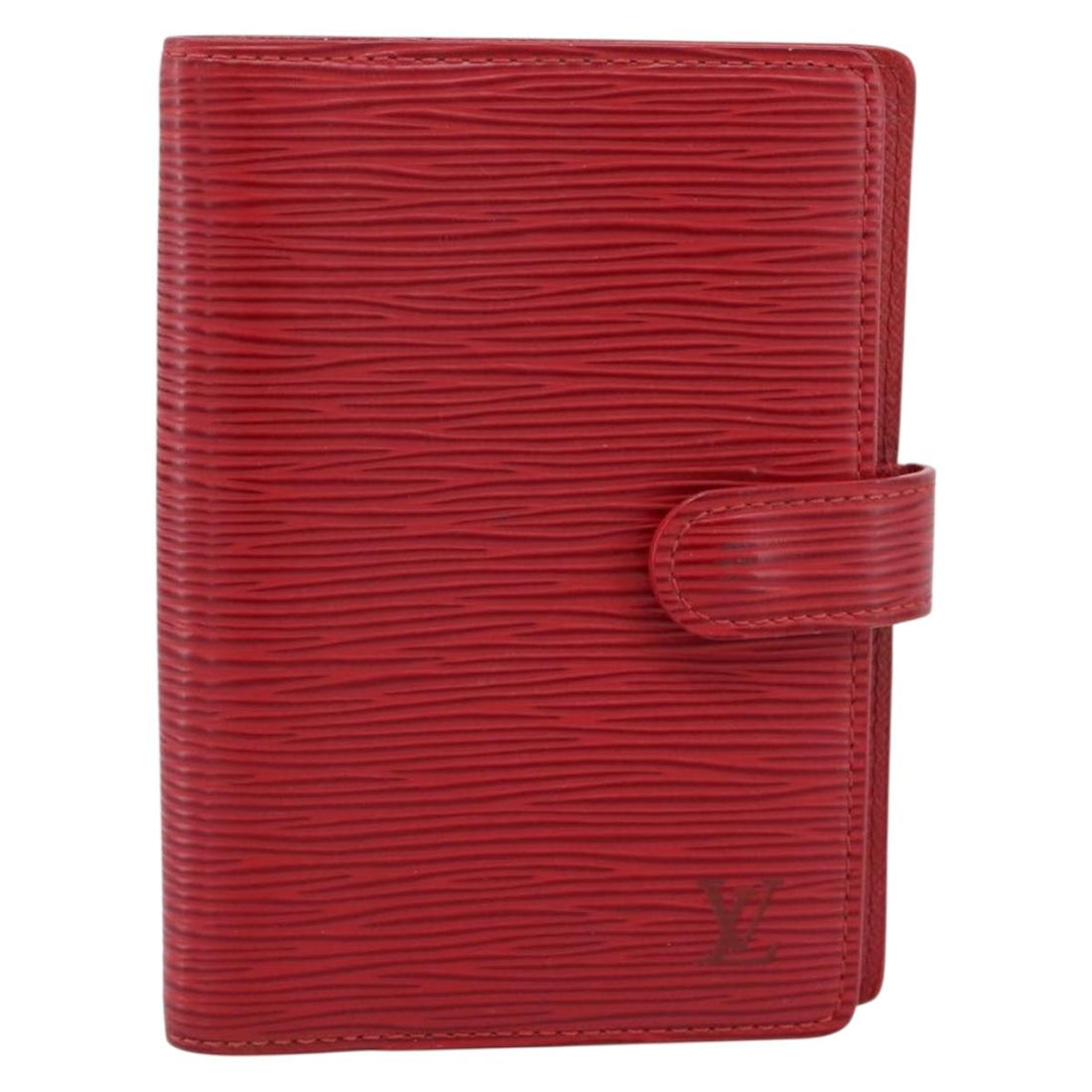 LOUIS VUITTON Epi Agenda PM Day Planner Cover Red R20057 LV Auth BA15220
