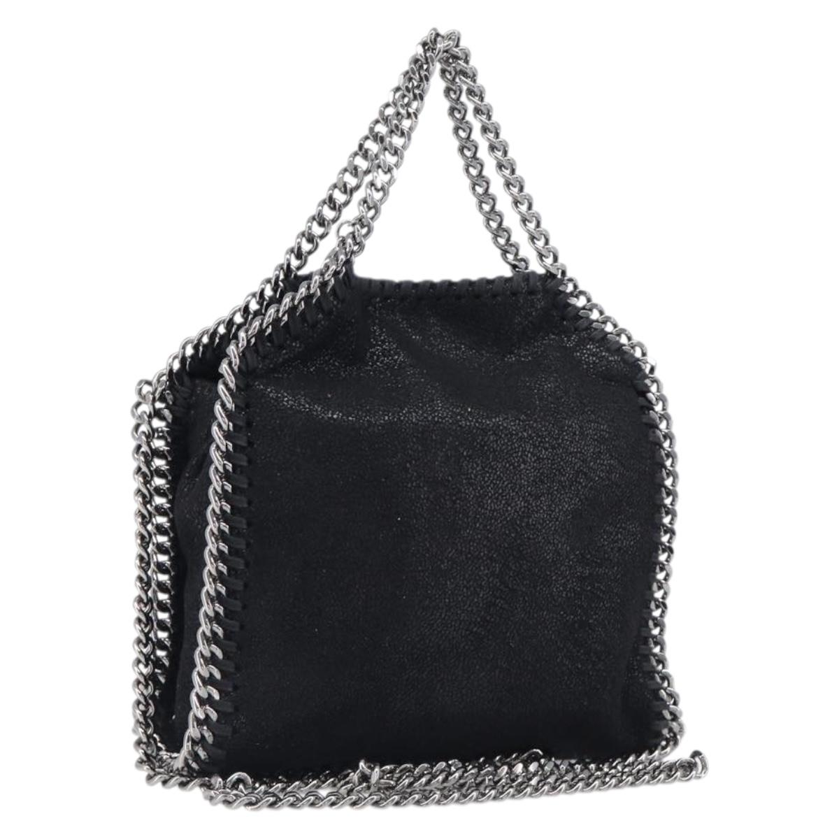 Stella McCartney Falabella Tiny Chain Shoulder Bag 2way Black