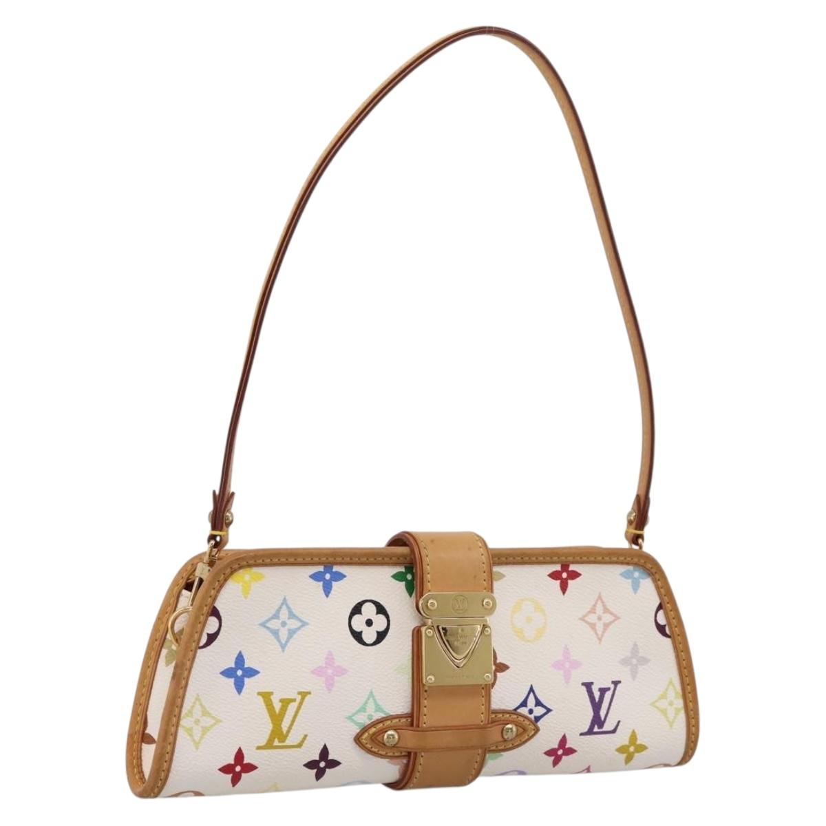 Louis Vuitton Monogram Multicolor Shirley Bag White
