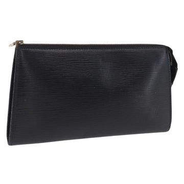 LOUIS VUITTON Epi Pochette Accessoires Accessory Pouch Black M52982 Auth ep15820