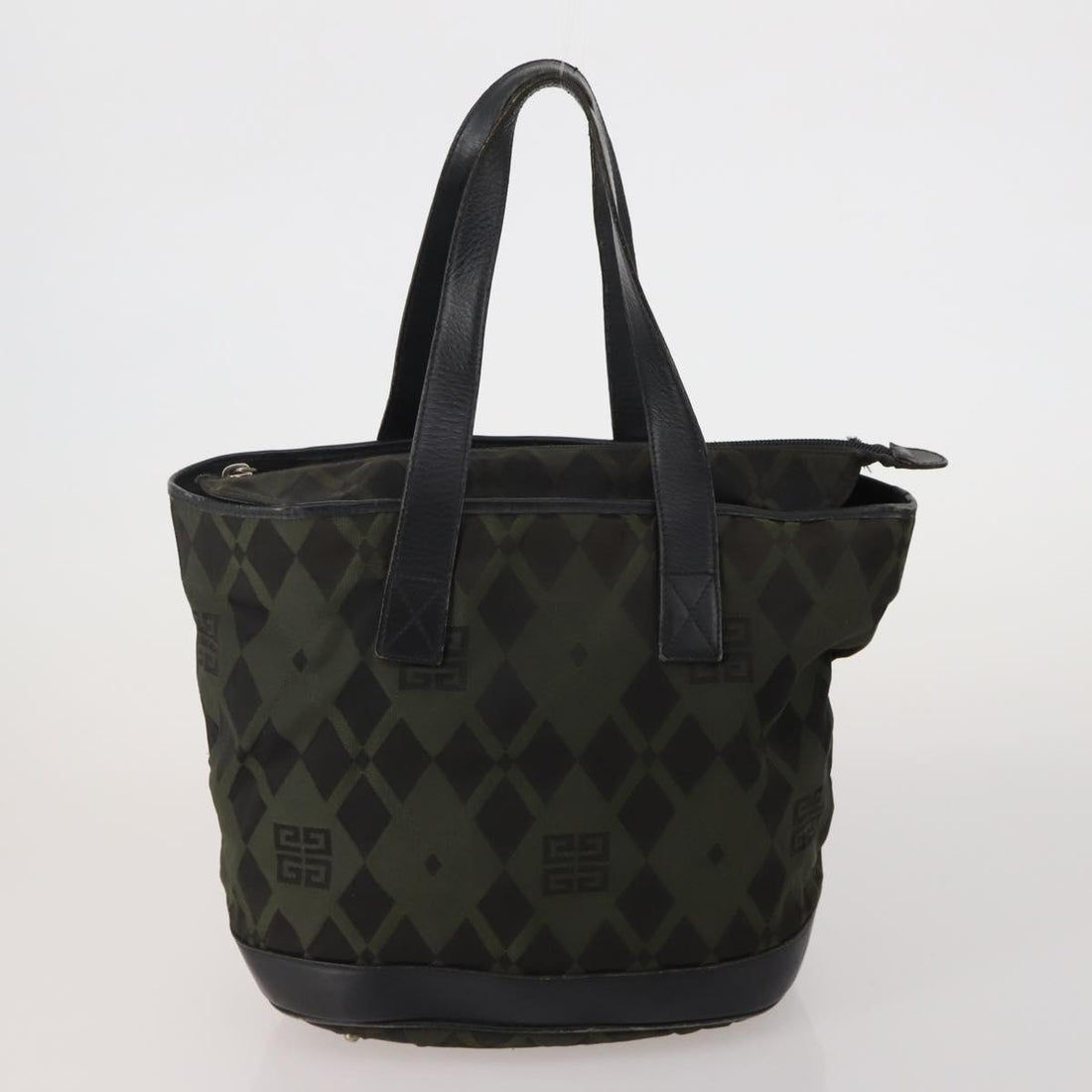 Salvatore Ferragamo Givenchy Hand Bag Canvas Nylon 3 Set Black Auth BA15068