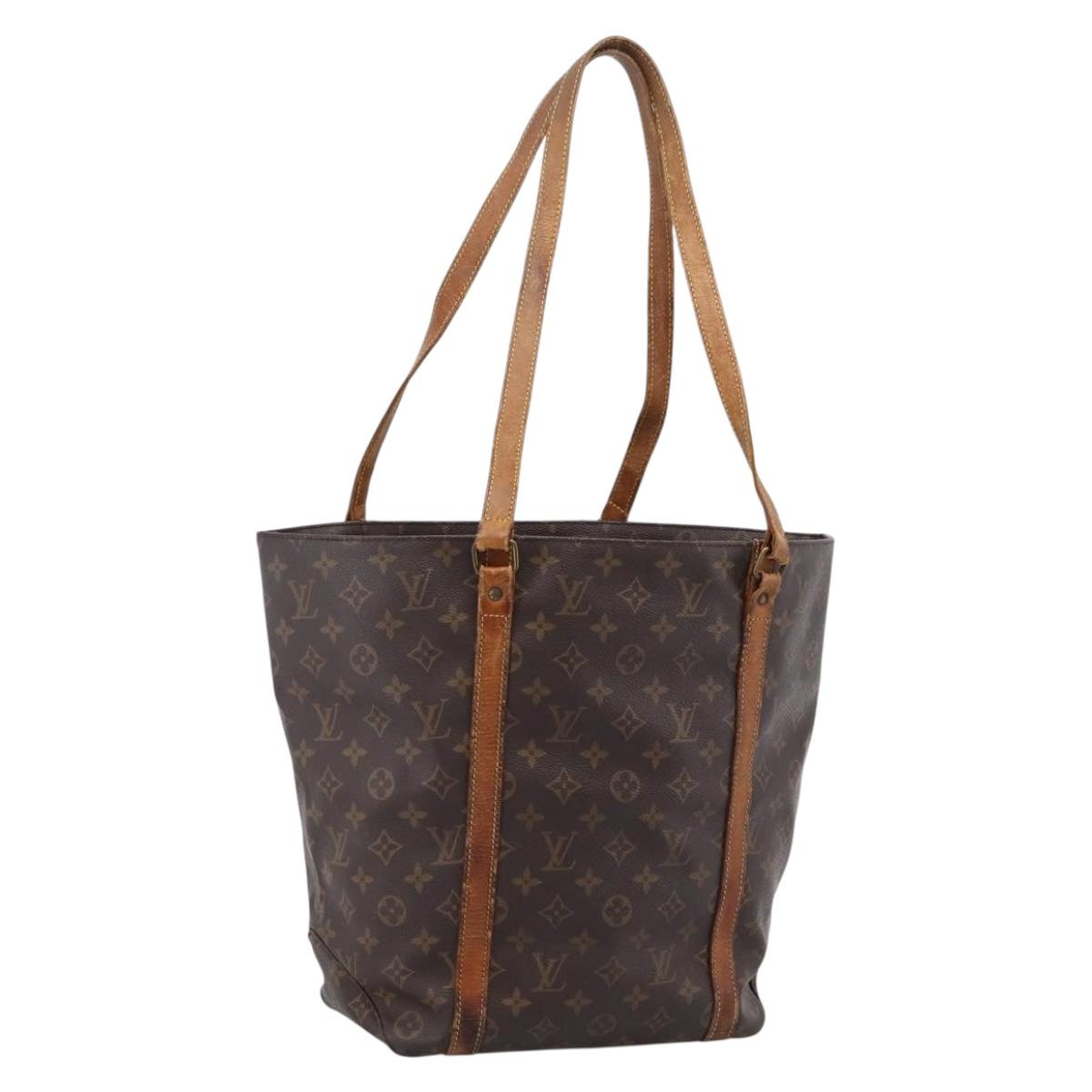 Louis Vuitton Monogram Sac Shopping GM Tote Bag (Grade CD)