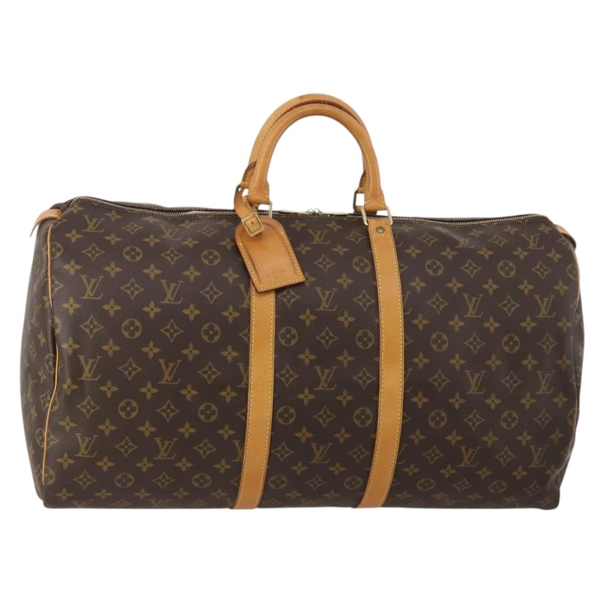 Louis Vuitton Monogram Keepall 55 Boston Bag (Grade B)