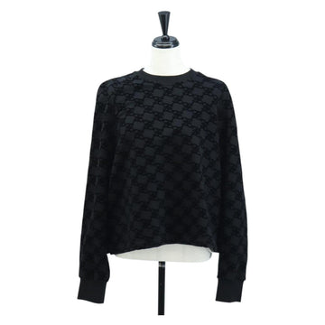 FENDI Trainer Cotton S Black FS7102 Auth 196743M