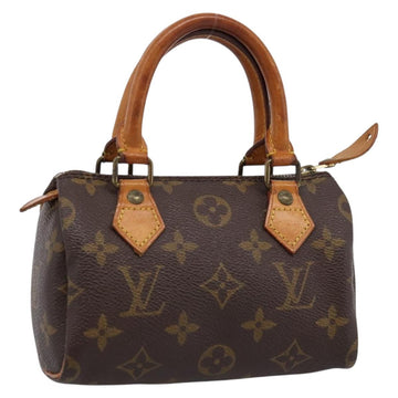 LOUIS VUITTON Monogram Mini Speedy Hand Bag M41534 LV Auth 198293