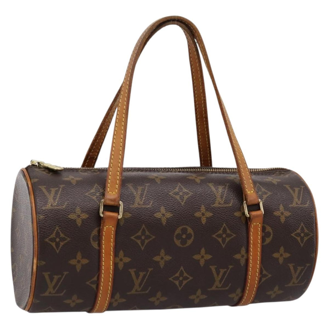 LOUIS VUITTON Monogram Papillon 28 Hand Bag LV Auth 197491A