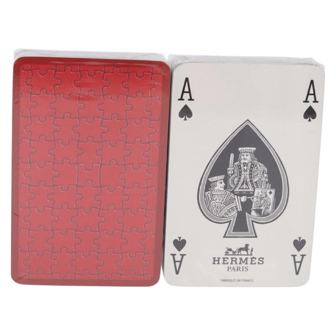 HERMES Playing Cards paper Blue Red Auth BA15227M