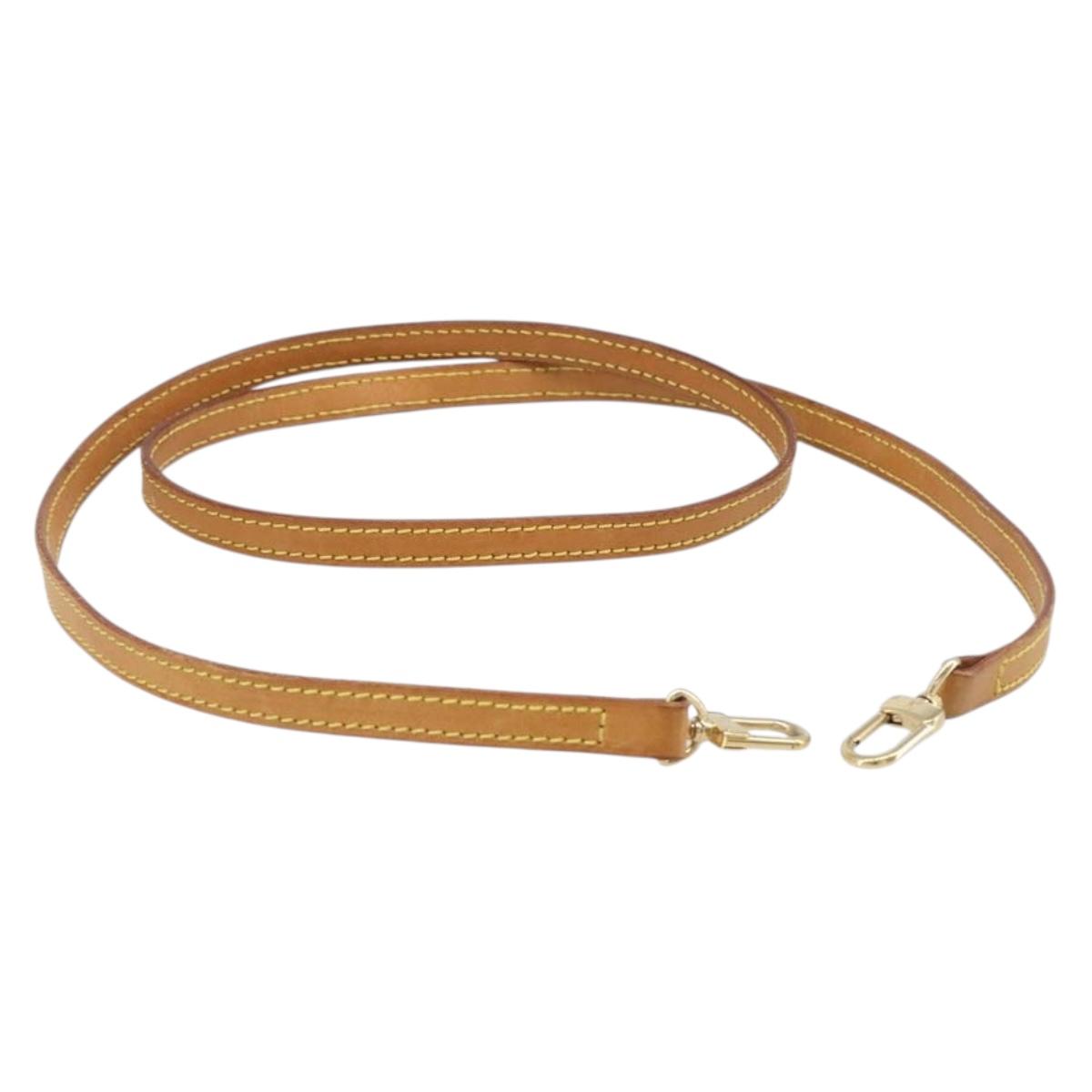 Louis Vuitton Nume leather Shoulder Strap Leather 46.9" Beige