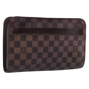 LOUIS VUITTON Damier Ebene Saint Louis Clutch Bag N51993 LV Auth ka5738