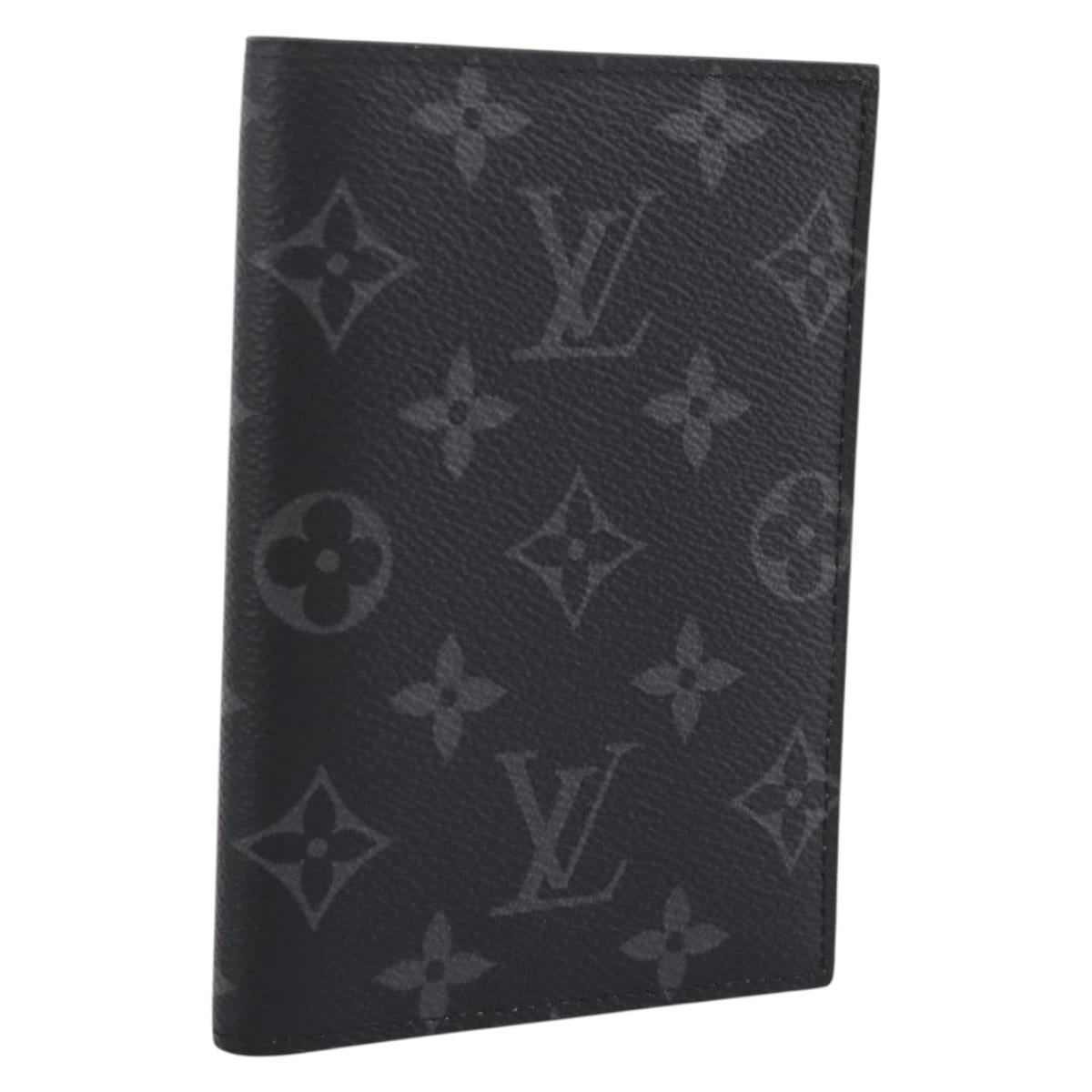 Louis Vuitton Monogram Eclipse Couverture Passpole NM Case