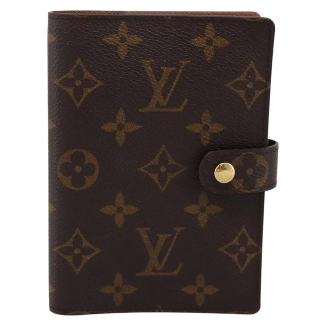 LOUIS VUITTON Monogram Agenda PM Day Planner Cover R20005 LV Auth BA15259A