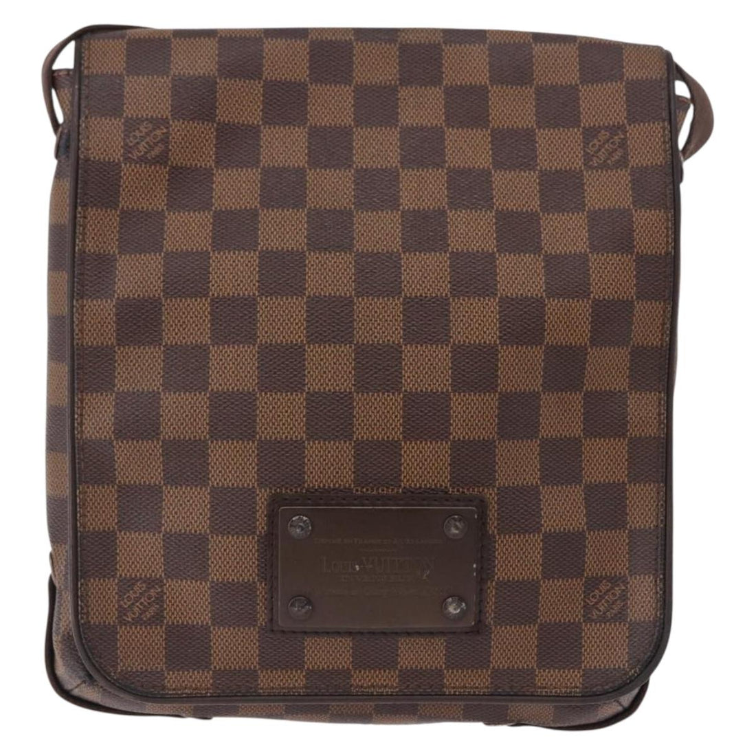 LOUIS VUITTON Damier Ebene Brooklyn PM Shoulder Bag N51210 LV Auth ep15649