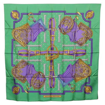 Hermès Carre 90 Scarf Silk Green
