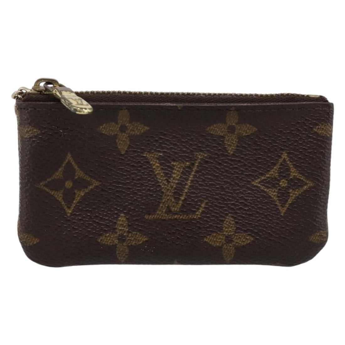 LOUIS VUITTON Monogram Pochette Cles Coin Purse M60033 LV Auth 197563