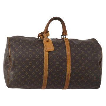 Louis Vuitton Monogram Keepall 55 Boston Bag (Grade D)