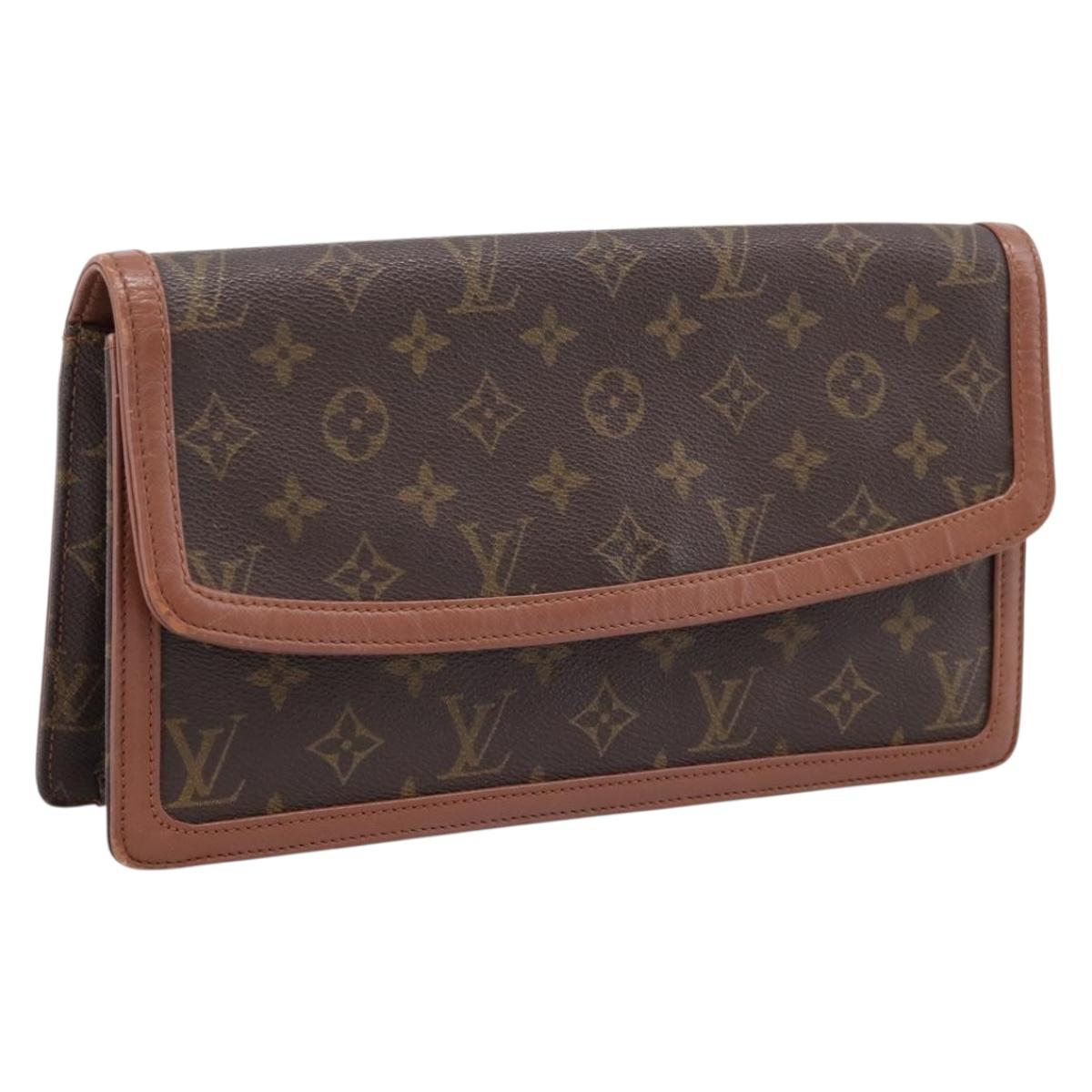 Louis Vuitton Monogram Pochette Dam GM Clutch Bag