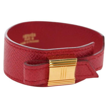Hermès Artemis Bracelet Leather Red