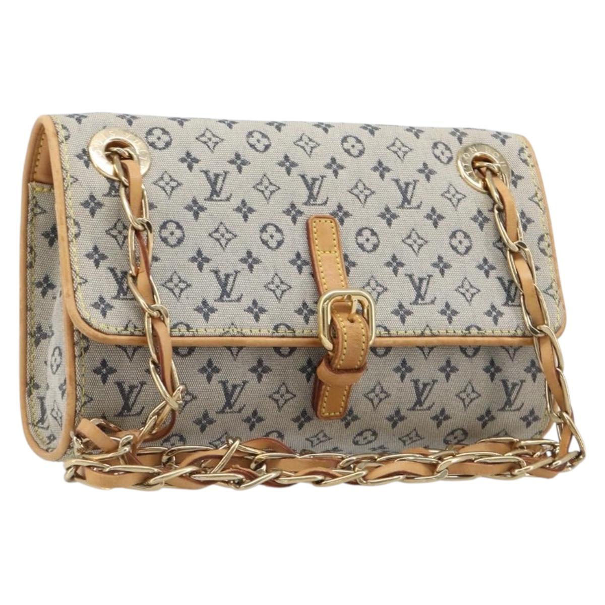 Louis Vuitton Monogram Mini Camille Chain Bag Blue
