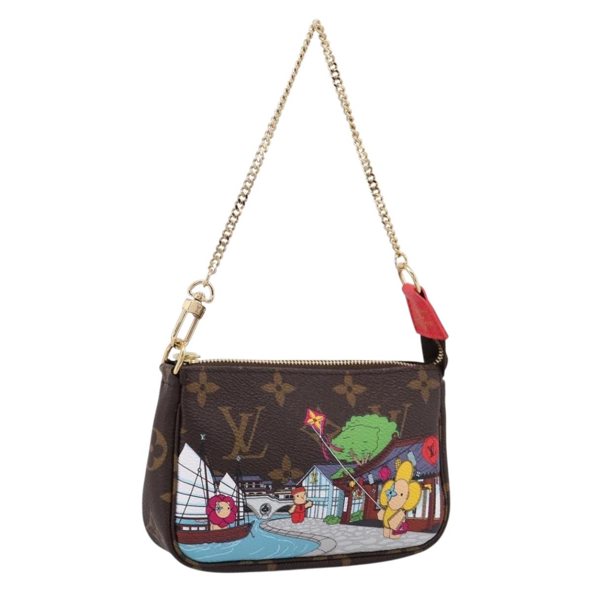 Louis Vuitton Monogram Vivienne Mini Pochette Accessoires Pouch