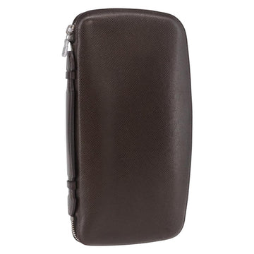 LOUIS VUITTON Taiga Organizer Atoll Travel Case Grizzly M30658 LV Auth 196305