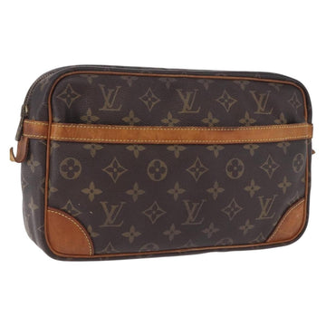 LOUIS VUITTON Monogram Compiegne 28 Clutch Bag M51845 LV Auth BA14929