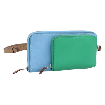 Hermès Nouveau To Go Ship Shoulder Wallet Leather Lavande
