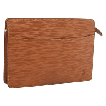Louis Vuitton Epi Pochette Homme Clutch Bag Zipangu Gold (Grade BC)