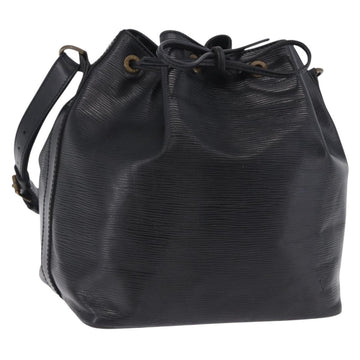 Louis Vuitton Epi Petit Noe Shoulder Bag Black
