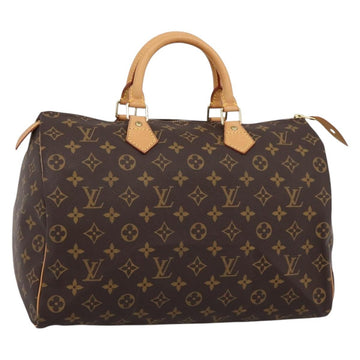 LOUIS VUITTON Monogram Speedy 35 Hand Bag M41524 LV Auth 198714V