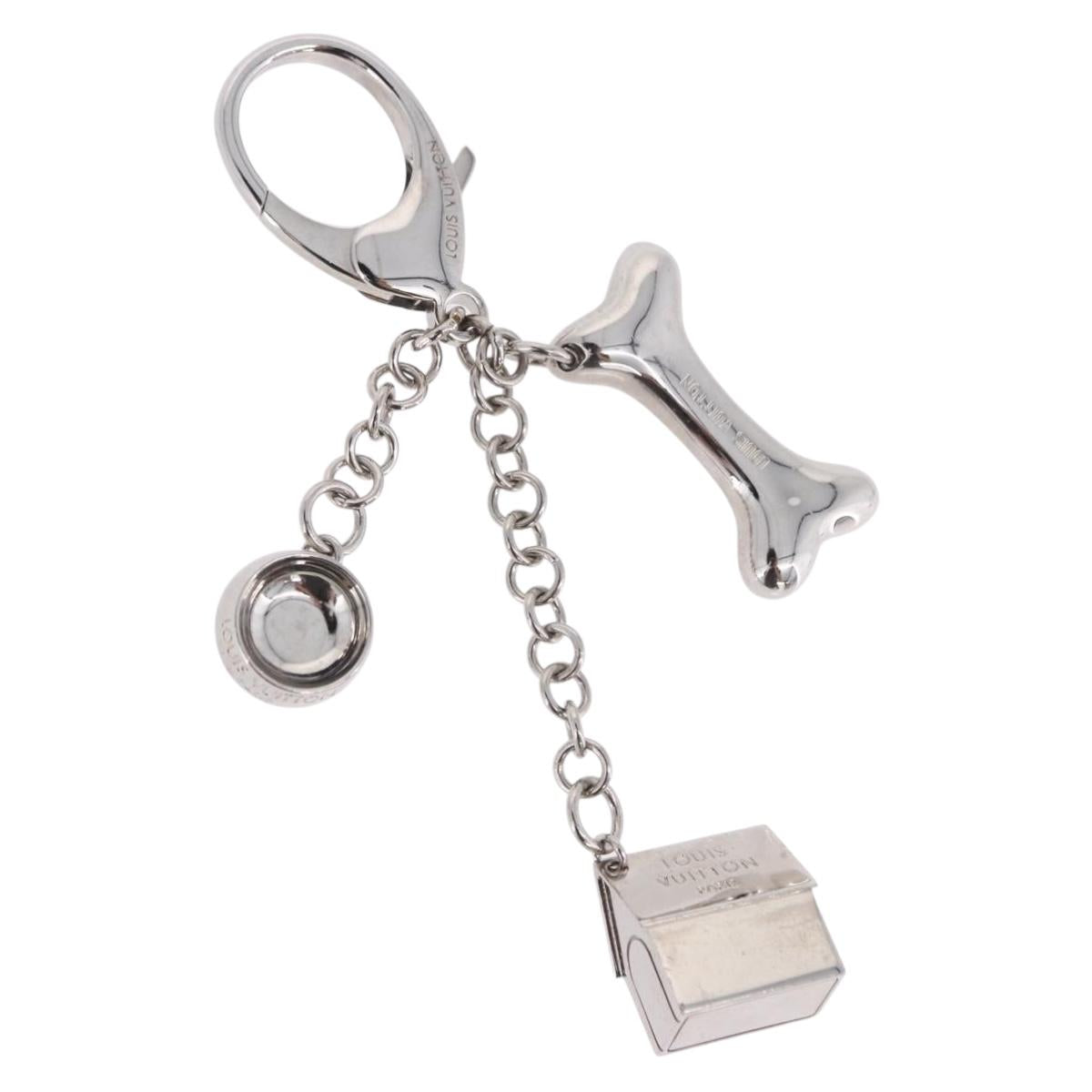 Louis Vuitton Bijoux Sack Baxter Charm Metal Silver