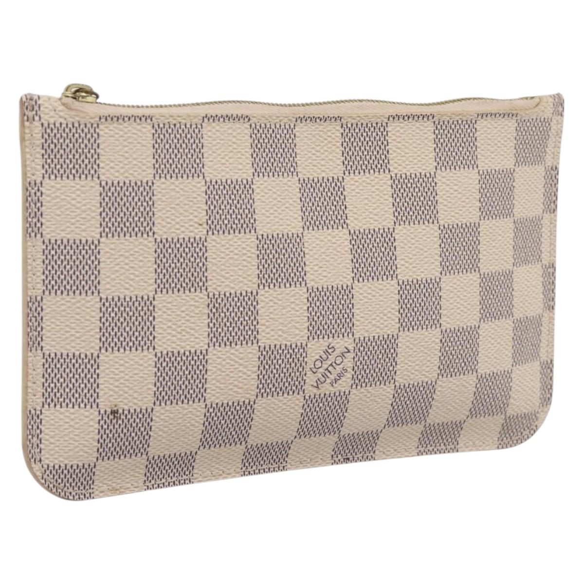 Louis Vuitton Damier Azur Neverfull PM Pouch Accessory Pouch