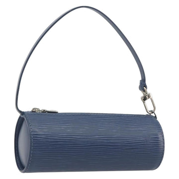 LOUIS VUITTON Epi Soufflot Pouch Safir LV Auth 194689A