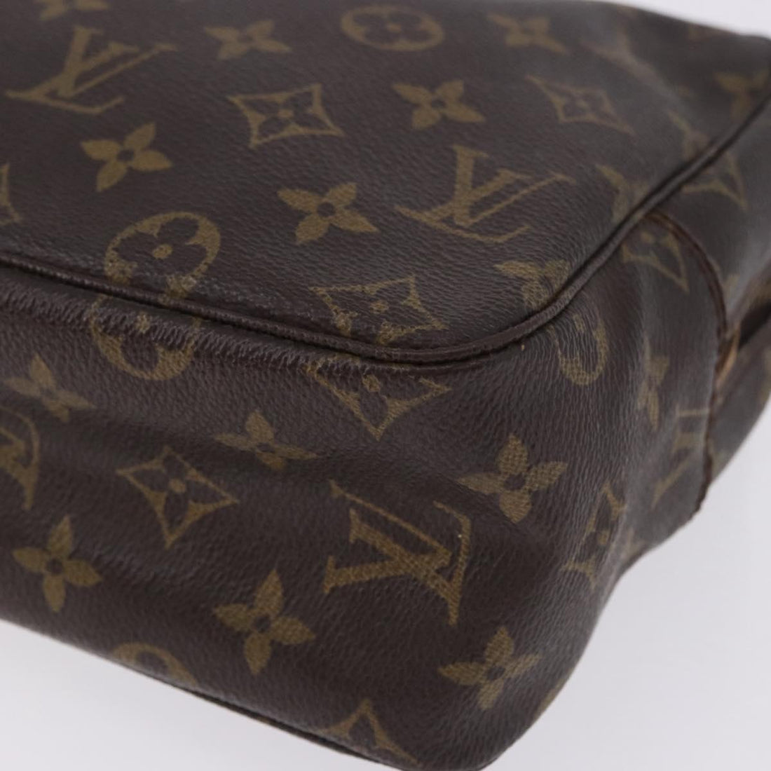 LOUIS VUITTON Monogram Trousse Toilette 28 Clutch Bag M47522 LV Auth 197165