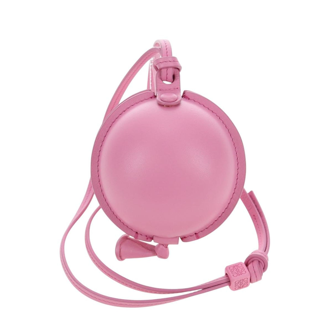 LOEWE Balloon Pouch Leather Pink Auth 196452M