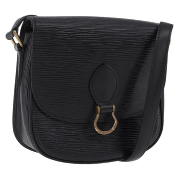 LOUIS VUITTON Epi Saint Cloud PM Shoulder Bag Black M52212 LV Auth ep15725A