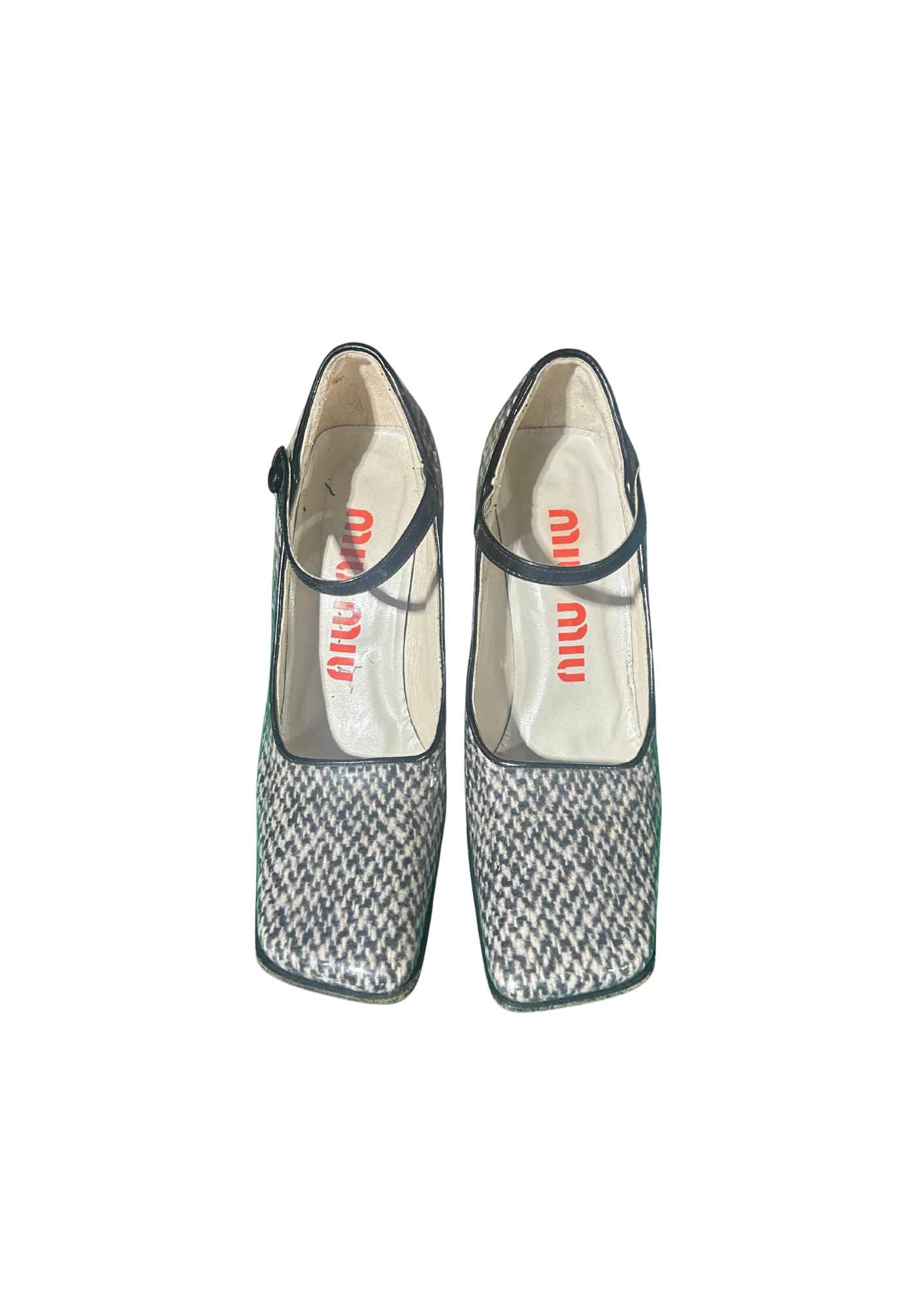 Houndstooth Miu Miu Heels