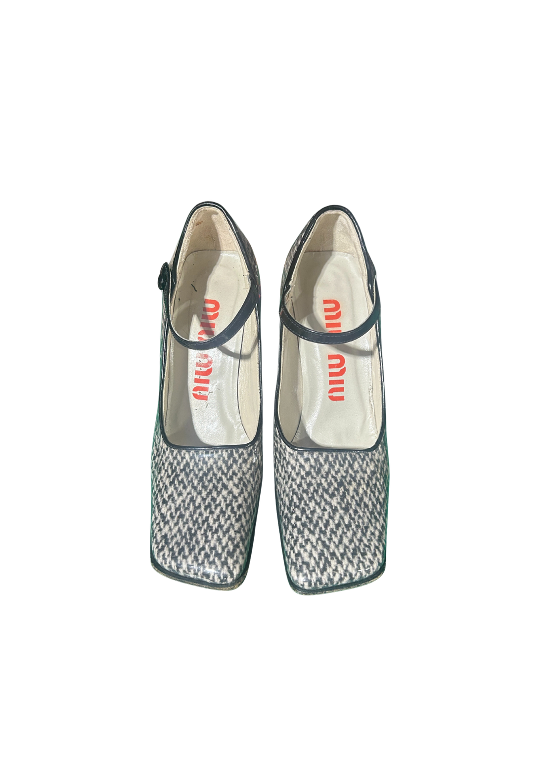 Houndstooth Miu Miu Heels