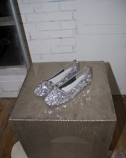 Sequin Ballet Flat