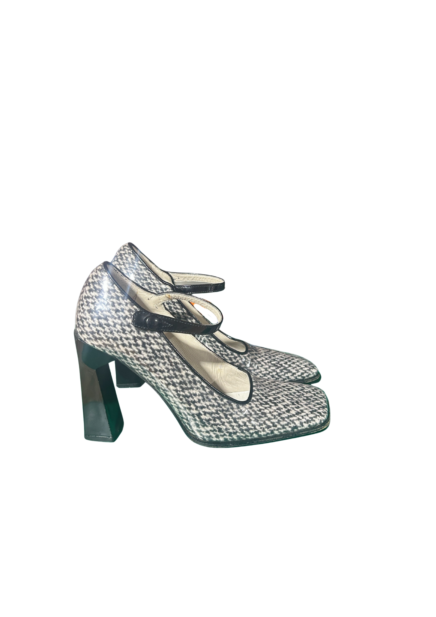 Houndstooth Miu Miu Heels